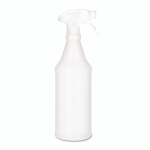AbilityOne 8125015770210, SKILCRAFT Spray Bottle Applicator, Trigger-Type, 24 oz, Opaque, 3/Pack View Product Image
