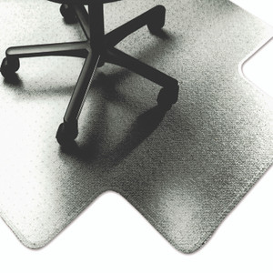 AbilityOne 7220015772529, SKILCRAFT PVC Chair Mats, Low to Medium Pile Carpet, 53 x 45, Clear Product Image 