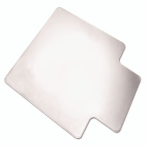 AbilityOne 7220015772530, SKILCRAFT PVC Chair Mats, High Pile Carpet, 60 x 46, Clear Product Image 