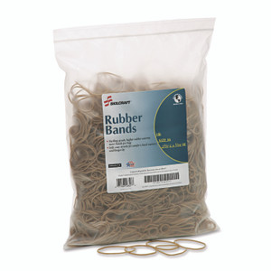 AbilityOne 7510015783517, SKILCRAFT Rubber Bands, Size 16, 0.03" Gauge, Beige, 1 lb Box, 2,300/Pack Product Image 