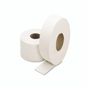 AbilityOne 8540015909072, SKILCRAFT Jumbo Roll Toilet Tissue, 1-Ply, White, 3.7" x 2,000 ft, 12/Box View Product Image
