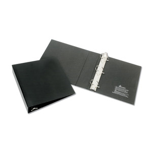 AbilityOne 7510015799329, SKILCRAFT Recyclable D-Ring Binder, 3 Rings, 1" Capacity, 11 x 8.5, Black Product Image 