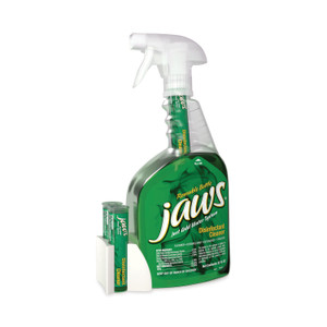 AbilityOne 7930016005752, SKILCRAFT JAWS Disinfectant Cleaner Kit, 32 oz Spray Bottle and 2 Refills Product Image 