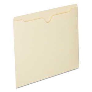 AbilityOne 7530016321016, SKILCRAFT Manila File Jacket, Straight Tab, Letter Size, Manila, 100/Box Product Image 