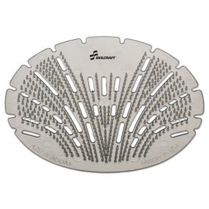 AbilityOne 6840016660471, SKILCRAFT 3D Urinal Screen Deodorizer, Melon Mist Scent, 1.25 lbs, Gray, 10/Box View Product Image