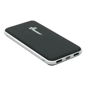 AbilityOne 6140016728907 SKILCRAFT Portable Power Pack, USB, 12,000 mAh, Black Product Image 