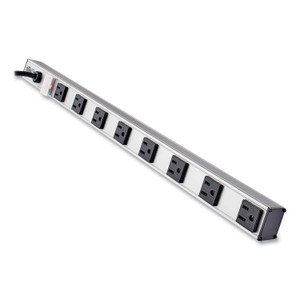 Tripp Lite Vertical Power Strip, 8 Outlets, 15 ft Cord, Silver (TRPPS2408) View Product Image