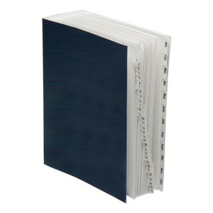 AbilityOne 7530016819292, SKILCRAFT File Sorter, 42 Dividers, Month/Date Index, Letter Size, Blue Cover Product Image 