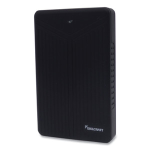AbilityOne 7050016897544, SKILCRAFT Portable Hard Drive, 1 TB, USB 3.0, Black View Product Image