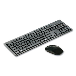 AbilityOne 7025016909998, SKILCRAFT Keyboard and Mouse Combination, 2.4 GHz Frequency/30 ft Wireless Range, Black Product Image 