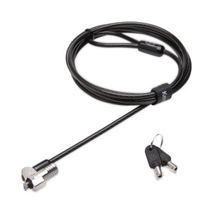 AbilityOne 5340016952544, SKILCRAFT Kensington Nano Keyed Computer Lock, 6 ft Carbon Steel Cable, Black Product Image 