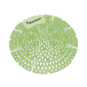 AbilityOne 6840016998438, SKILCRAFT Lasting Power Urinal Screen Deodorizer, Calypso Lime, Green, 10/Carton View Product Image