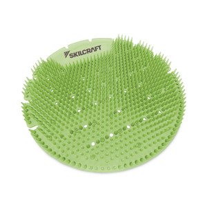 AbilityOne 6840016998446, SKILCRAFT Extended Power Urinal Screen Deodorizer, Calypso Lime, Green, 6/Carton Product Image 
