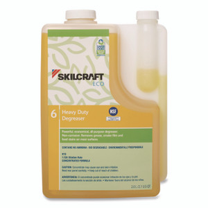AbilityOne 7930017149188, SKILCRAFT ECO Neutral Floor Cleaner Concentrate, 2 L Bottle, 4/Pack View Product Image