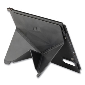 AbilityOne 702500NIB0024, SKILCRAFT Mobile Pixel Kickstand for 14.1" and 15.6" Laptop Monitors, 8 x 0.2 x 10, Black, Supports 0.5 lb Product Image 