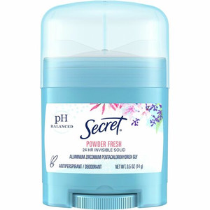 Secret Powder Fresh Deodorant - Stick - 0.50 oz - Powder Fresh - Odor Neutralizer - (PGC31384CT) Product Image 
