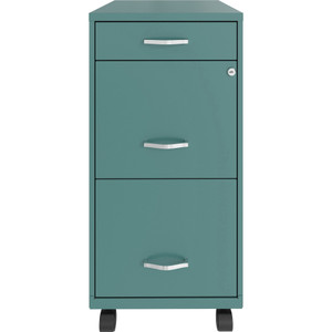 NuSparc Mobile File Cabinet - 14.2" Width x 18" Depth x 29.5" Height - (NPRVF318BMTL) Product Image 