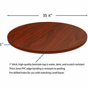 Lorell Hospitality/Conference Tabletop - x 1" Thickness x 36" Diameter - (LLR87242) View Product Image