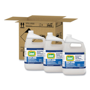 Comet Disinfecting Cleaner w/Bleach, 1 gal Bottle, 3/Carton (PGC24651CT) View Product Image
