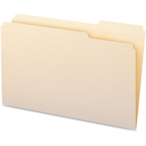 Business Source 1/3 Tab Cut Legal Recycled Top Tab File Folder - 8 1/2" x 14" - (BSN99723) Product Image 
