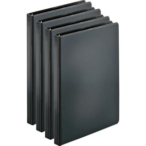 Business Source Basic Round Ring Binders - 1/2" Binder Capacity - Letter - 8 1/2" x 11" Sheet Size - 125 Sheet Capacity - 3 Ring(s) - (BSN28526BD) Product Image 