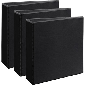 Avery Durable View Binders - EZD Rings - 3" Binder Capacity - Letter - 8 1/2" x 11" Sheet Size - 670 Sheet Capacity - (AVE09700BD) Product Image 