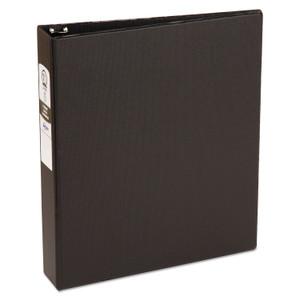 Avery Economy Non-View Binder with Round Rings, 3 Rings, 1.5" Capacity, 11 x 8.5, Black, (3401) View Product Image