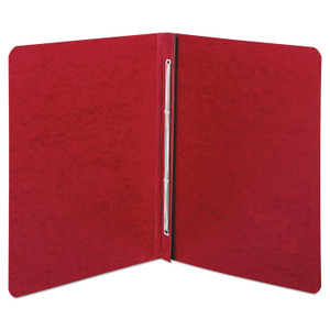 ACCO Presstex Report Cover with Tyvek Reinforced Hinge, Two-Piece Prong Fastener, 3" Capacity, 8.5 x 11, Executive Red View Product Image