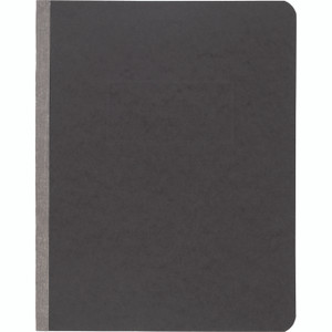 ACCO Pressboard Report Cover with Tyvek Reinforced Hinge, Two-Piece Prong Fastener, 3" Capacity, 8.5 x 11, Black/Black View Product Image
