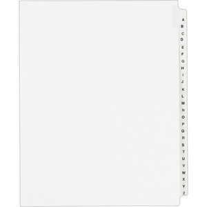 Avery Standard Collated Legal Exhibit Divider Sets - Avery Style - 25 x Divider(s) - Printed Tab(s) - Character - A-Z Product Image 
