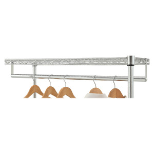 Lorell Industrial Wire Shelving Garment Hanger Bar (LLR69877) View Product Image