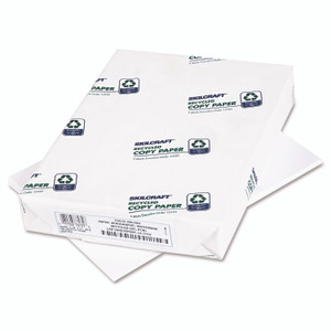 AbilityOne 7530012002203 SKILCRAFT U.S. Fed Watermark Paper, 92 Bright, 20 lb Bond Weight, 8.5 x 11, White, 500 Sheets/Ream, 10 Reams/CT View Product Image