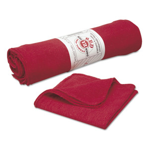 AbilityOne 7920014541148, SKILCRAFT, Machinery Wiping Towels, 15 x 15, Red, 288/Carton View Product Image