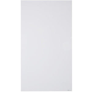 Quartet InvisaMount Vertical Glass Dry-Erase Board - 48x85 - 85" (7.1 ft) Width x 48" (4 ft) Height - White Glass Surface - Rectangle - Vertical Product Image 