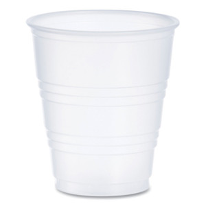Dart High-Impact Polystyrene Cold Cups, 5 oz, Translucent, 100/Pack (DCCY5PK) View Product Image