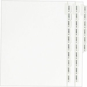 Avery Standard Collated Legal Exhibit Divider Sets - Avery Style - Printed Tab(s) - Character - A-Z - 26 Tab(s)/Set Product Image 