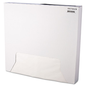 Bagcraft Grease-Resistant Paper Wraps and Liners, 15 x 16, White, 1,000/Box, 3 Boxes/Carton (BGC057015) View Product Image