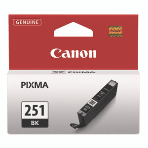 Canon 6513B001 (CLI-251) ChromaLife100+ Ink, 1,105 Page-Yield, Black View Product Image