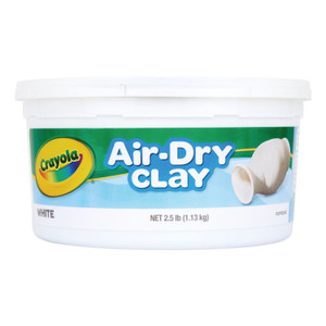 Crayola Air-Dry Clay,White,  2.5 lbs (CYO575050) View Product Image