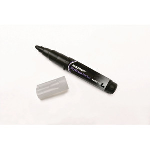 AbilityOne 7520015105655, SKILCRAFT Dry Erase Marker, Broad Bullet Tip, Black, Dozen View Product Image