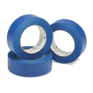 AbilityOne 7510015789302, SKILCRAFT Painter's Tape, 3" Core, 1.5" x 60 yds, Blue View Product Image