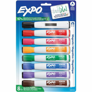 Expo Magnetic Dry-erase Marker - Chisel Marker Point - Erasable - Assorted Ink/ - (SAN1944741A) Product Image 