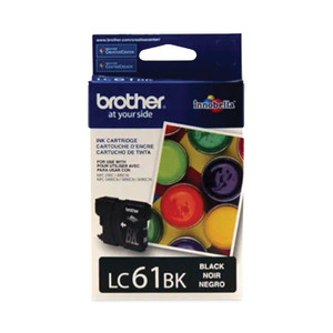Brother LC61BK Innobella Ink, 450 Page-Yield, Black View Product Image