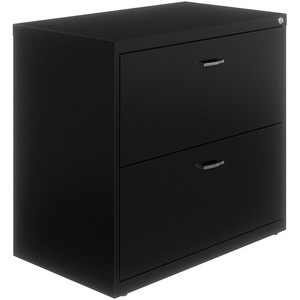 NuSparc 2-Drawer Lateral File - 30" Width x 17.6" Depth x 27.7" Height - 2 x Drawer(s) for File - (NPRLF218AABK) Product Image 