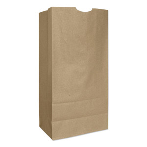 Ross & Wallace Paper Products Grocery Paper Bags, #16 Size, Extra-Heavy-Duty, 7.75" x 4.75" x 16", Natural, 500/Bundle View Product Image