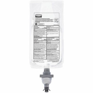 Rubbermaid Commercial Hand Sanitizer Foam Refill - Fragrance-free Scent - 1.16 quart - Kill Germs - Hand - White Clear Product Image 