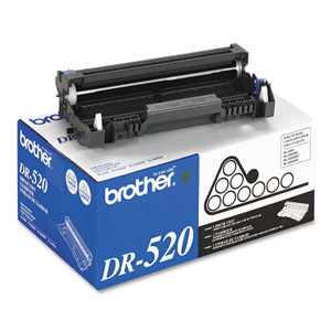 Brother DR520 Drum Unit, 25,000 Page-Yield, Black View Product Image