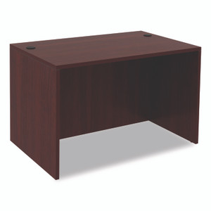 Alera Valencia Series Straight Front Desk Shell, 47.25" x 29.5" x 29.63", Mahogany View Product Image