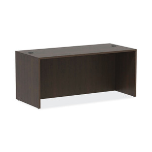 Alera Valencia Series Straight Front Desk Shell, 65" x 29.5" x 29.63", Espresso View Product Image