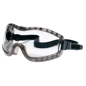 MCR Safety Stryker Safety Goggles, Chemical Protection, Black Frame View Product Image